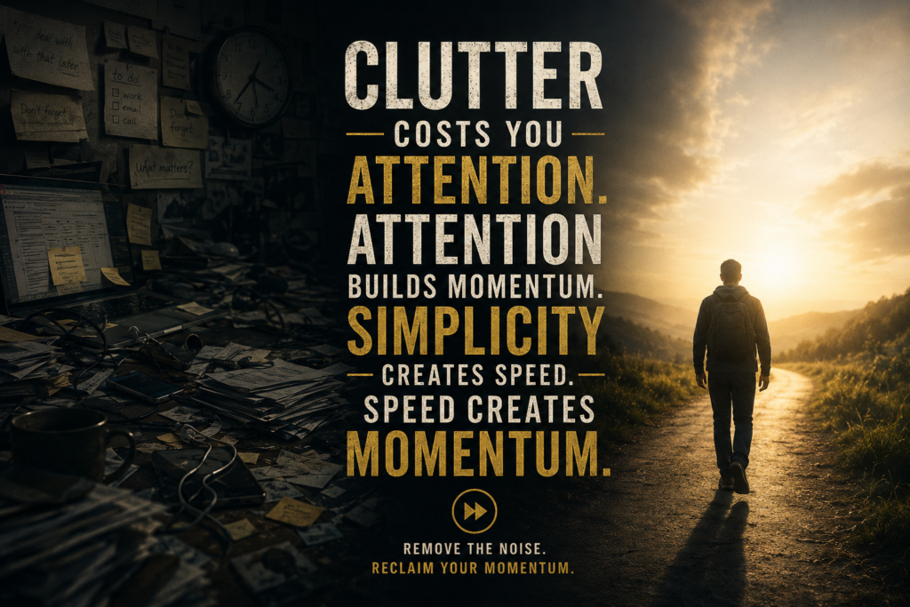 The hidden cost of clutter, cognitive load.