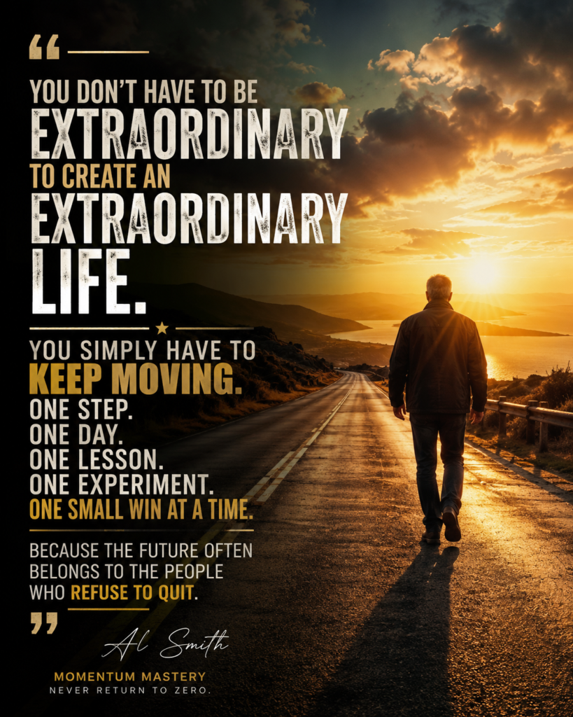 Extraordinary life, never return to zero, grit