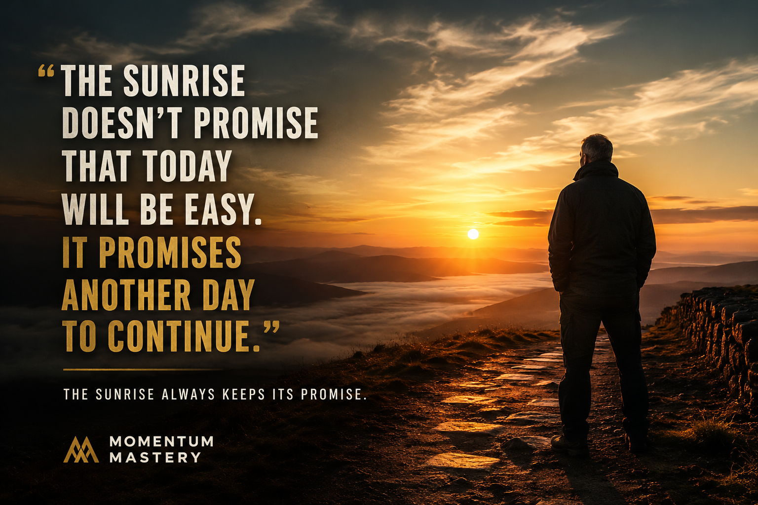 Resilience, The sunrise always keeps its promise